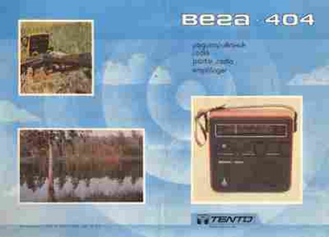 Буклет Вега 404 Радиоприёмник, 55-943, Баград.рф